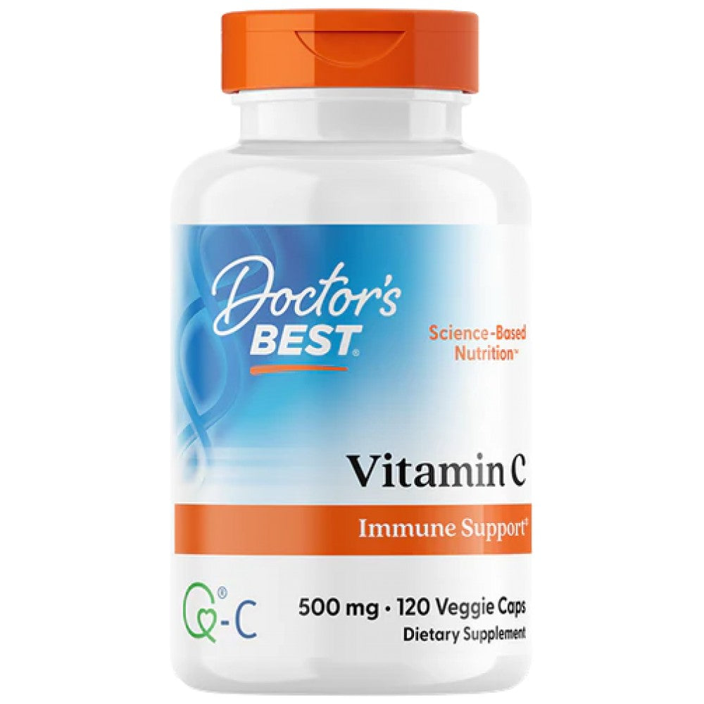 Doctor’s Best Vitamin C + Quali-C 500 mg - Витамин С 500 mg Quali-C