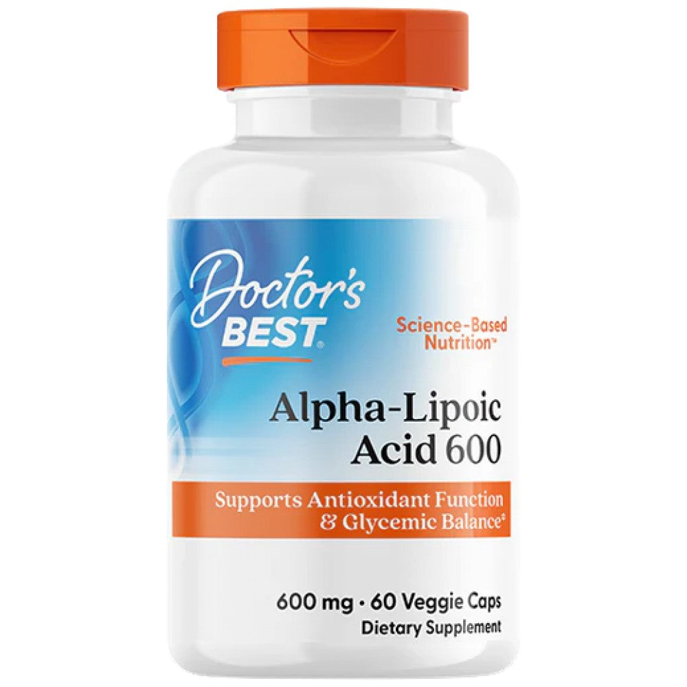 Doctor's Best BEST Alpha Lipoic Acid 600 mg - Алфа-липоева киселина 600 mg