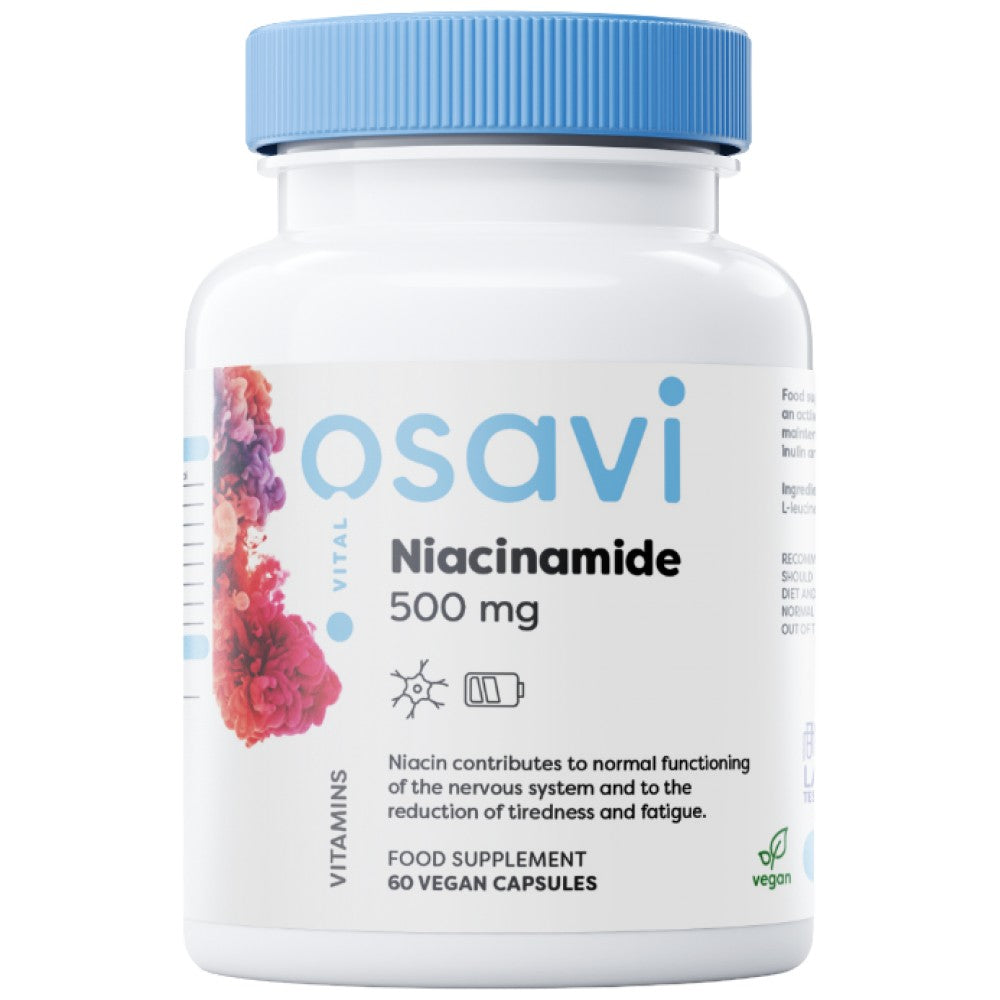 Osavi Niacinamide 500 mg - Ниацинамид 500 mg (Витамин Б3)