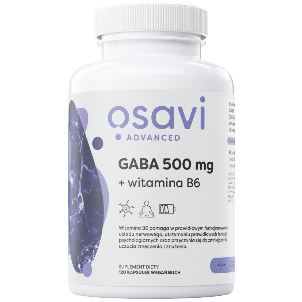 Osavi GABA 500 mg + Vitamin B6 - ГАБА с Витамин Б6 500 mg
