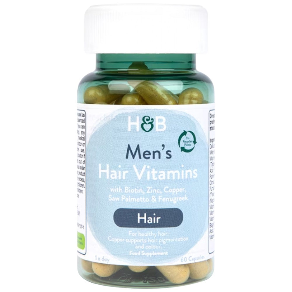 Holland And Barrett Men's Hair Vitamins - Витамини за коса за мъже
