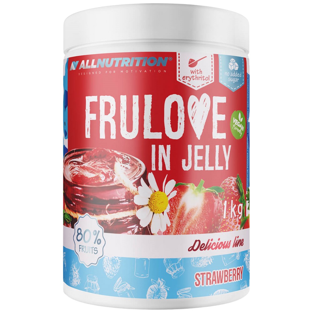 AllNutrition Frulove in Jelly Strawberry - Плодове в желе ягода