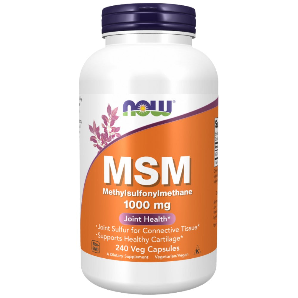 NOW Foods MSM 1000 mg - Метилсулфонилметан за стави