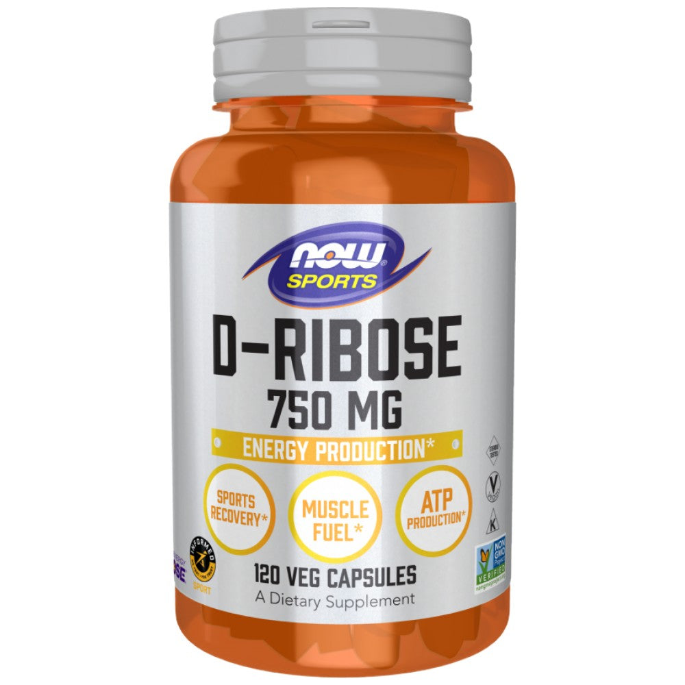 NOW Foods D-Ribose 750 mg - Д-Рибоза 750 mg