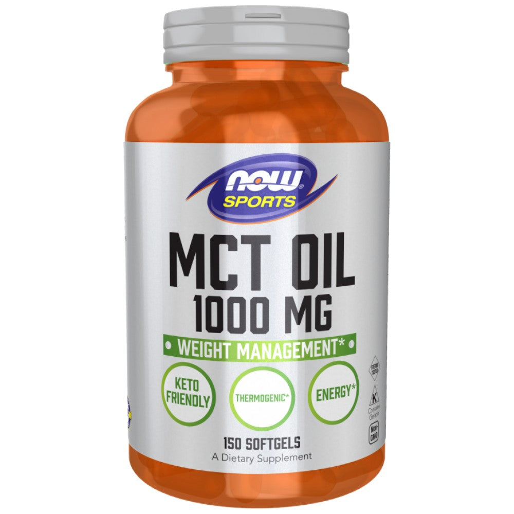 NOW Foods MCT Oil 1000 mg - MCT масло капсули 1000 mg