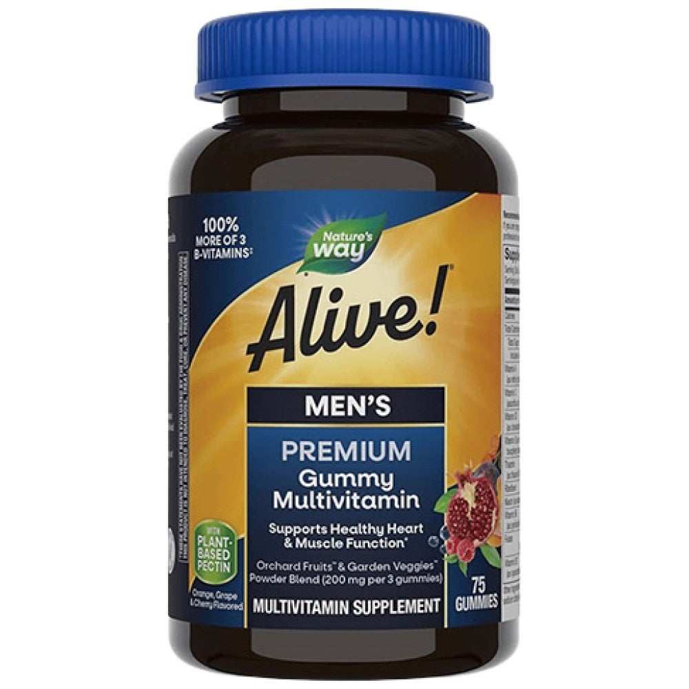 Nature's Way Alive! Men's Gummy Vitamins - Мултивитамини за мъже гъми