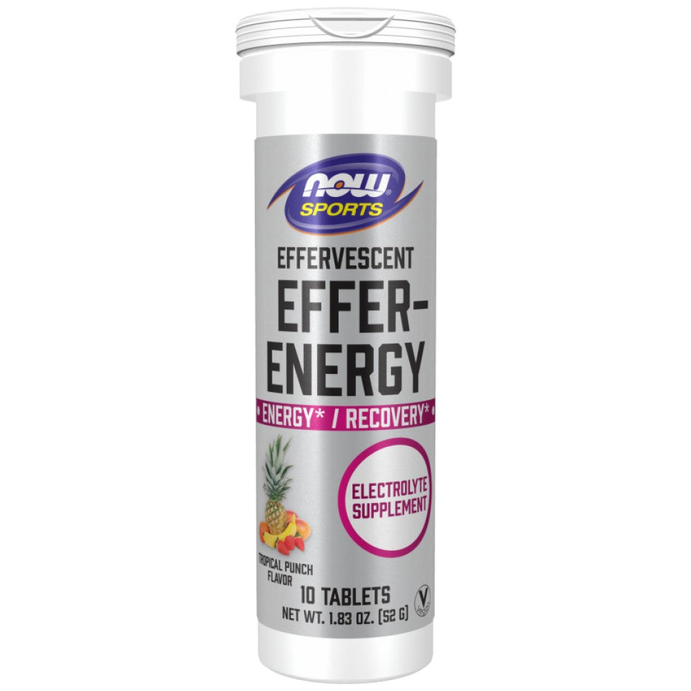 NOW Foods Effer-Energy Effervescent Energy - Разтворима енергийна напитка