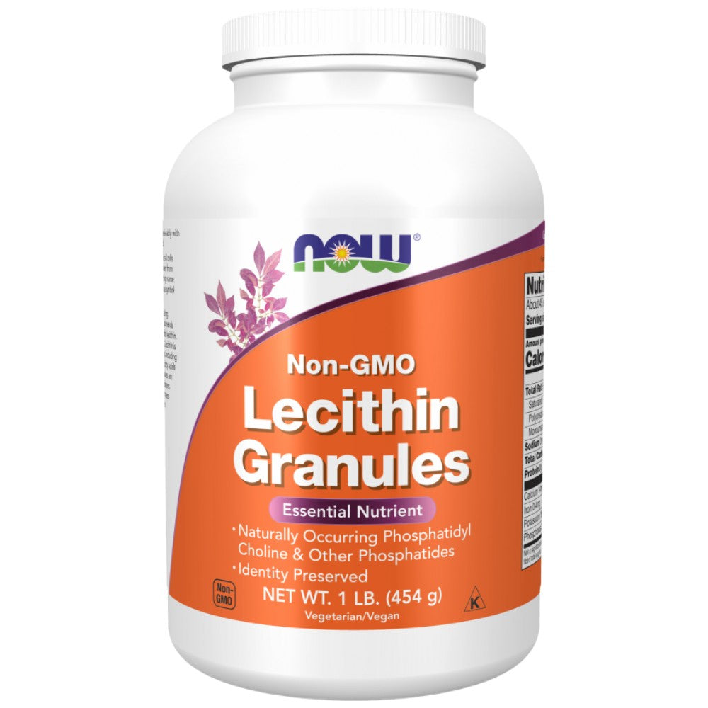 NOW Foods Lecithin Granules Non-GMO - Лецитин гранули без ГМО