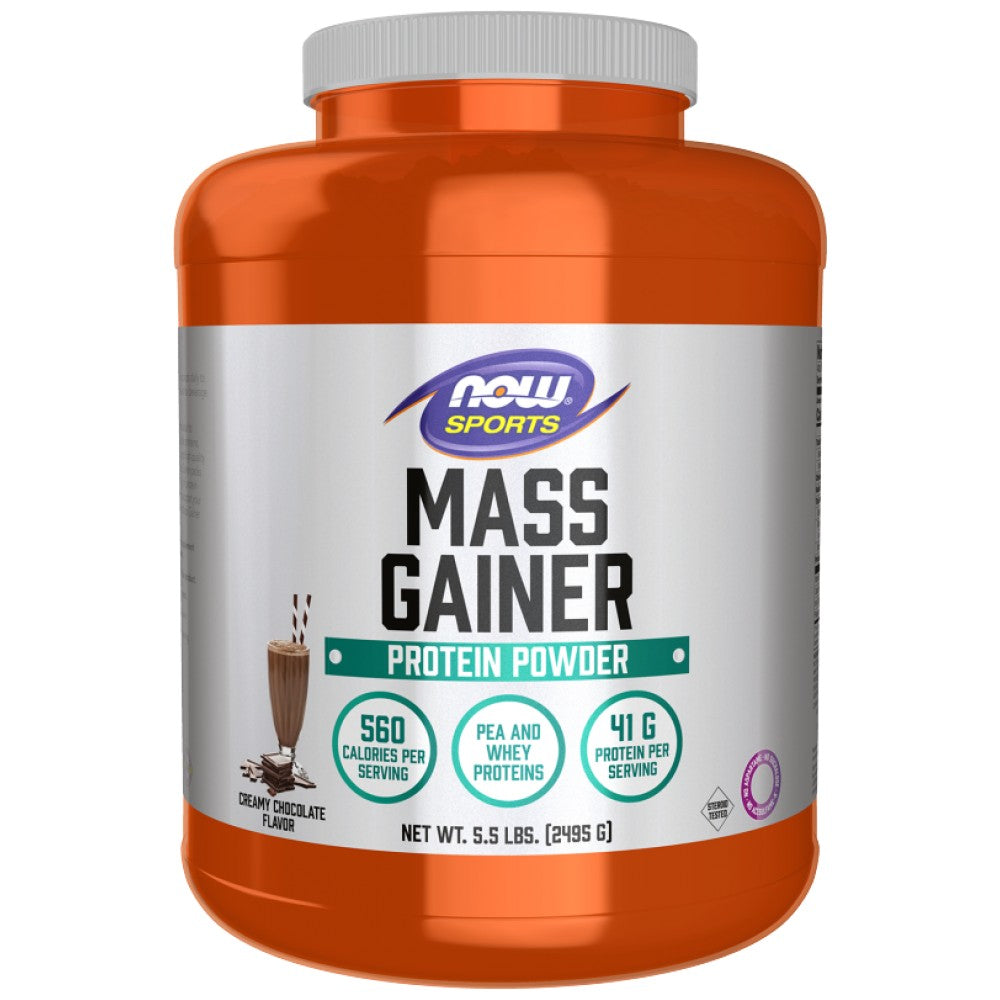 NOW Foods Mass Gainer Powder High Protein Gainer - Високопротеинов гейнър на прах