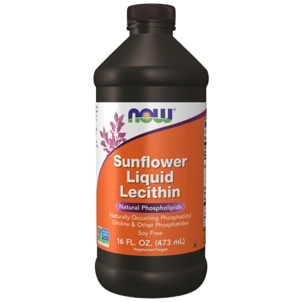 NOW Foods Sunflower Lecithin Liquid - Слънчогледов лецитин течен