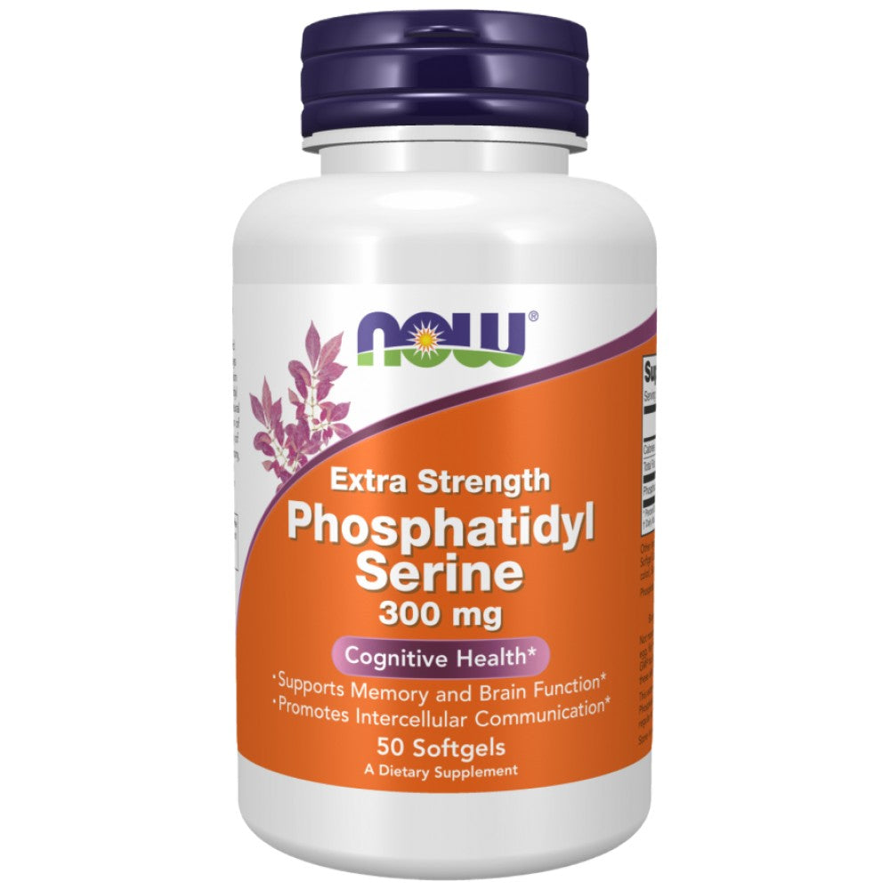 NOW Foods Phosphatidyl Serine 300 mg Extra Strength - Фосфатидилсерин 300 mg
