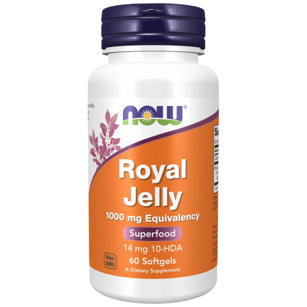 NOW Foods Royal Jelly 1000 mg - Пчелно млечице 1000 mg
