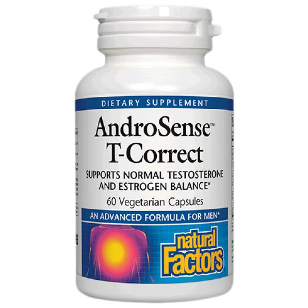 Natural Factors AndroSense T-Correct - Естроген регулатор за мъже