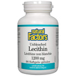 Natural Factors Unbleached Lecithin 1200 mg - Неизбелен лецитин 1200 mg
