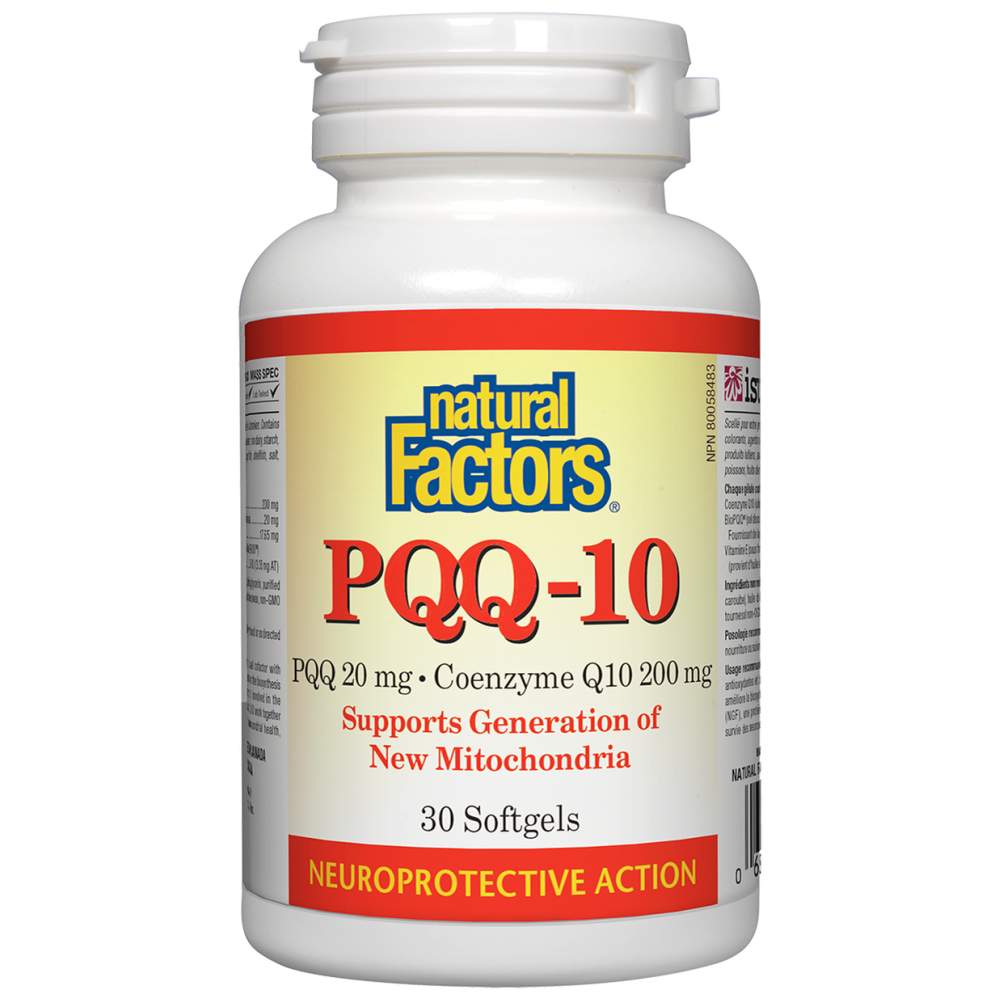 Natural Factors PQQ-10 200 mg - PQQ с коензим Q10