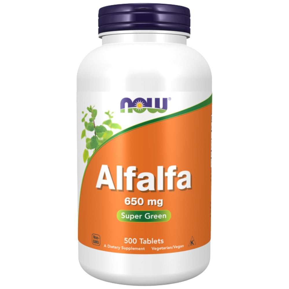 NOW Foods Alfalfa 650 mg - Люцерна 650 mg