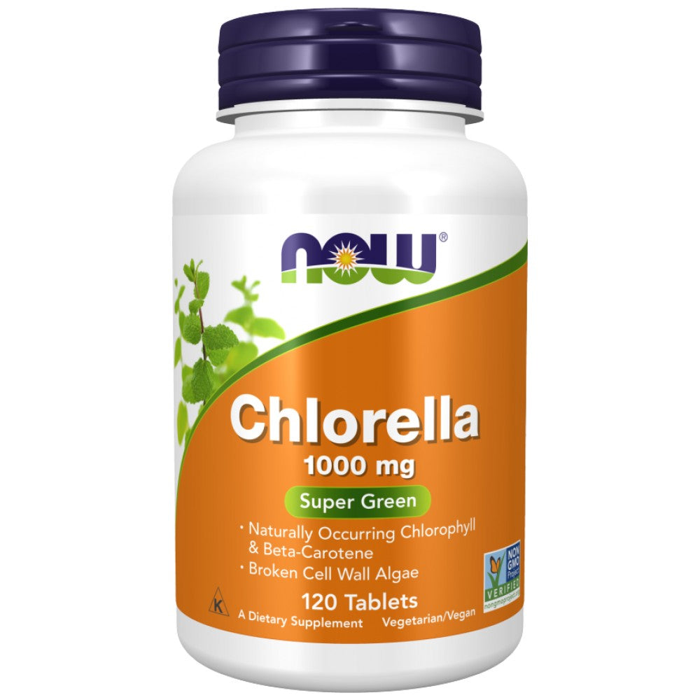 NOW Foods Chlorella 1000 mg - Хлорела 1000 mg