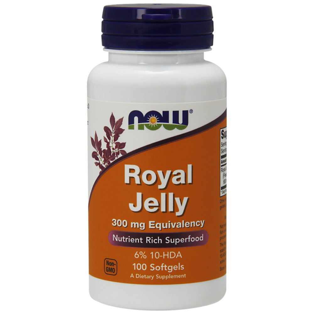NOW Foods Royal Jelly 300 mg - Пчелно млечице 300 mg
