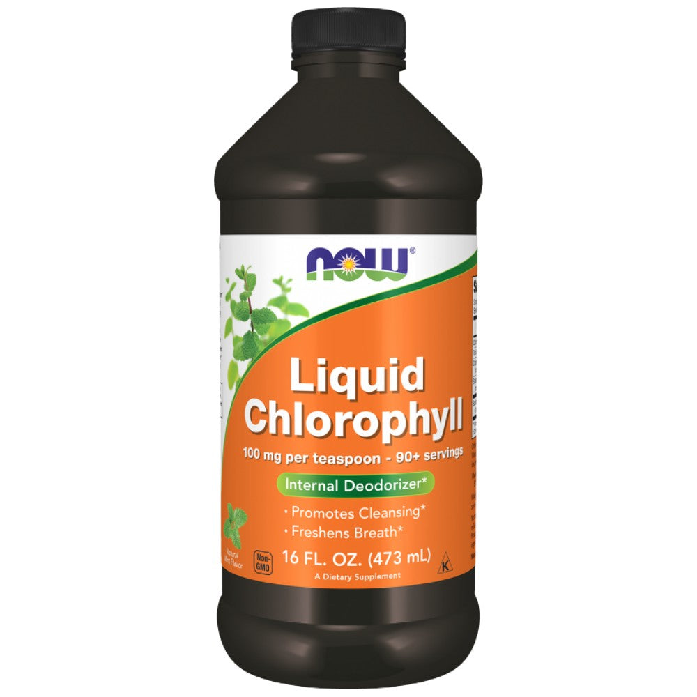 NOW Foods Liquid Chlorophyll & Mint - Течен хлорофил с мента