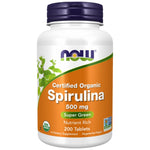 NOW Foods Spirulina 500 mg - Спирулина 500 mg