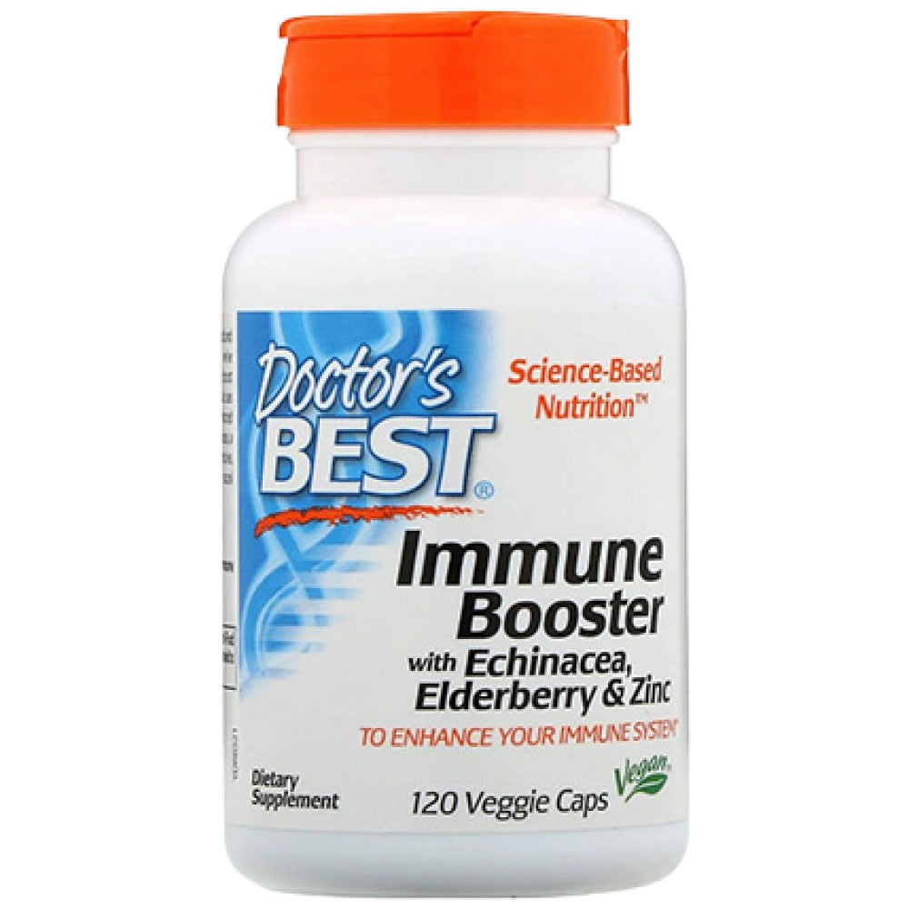 Doctor's Best Immune Booster with Echinacea, Elderberry Extract and Zinc - Формула за имунитет с ехинацея и бъз