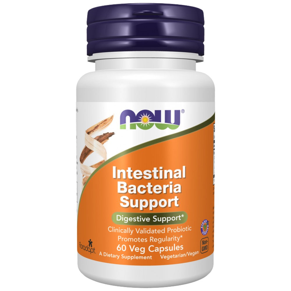 NOW Foods Intestinal Bacteria Support with 3 Billion Active Cells - Пробиотик 3 млрд. клетки