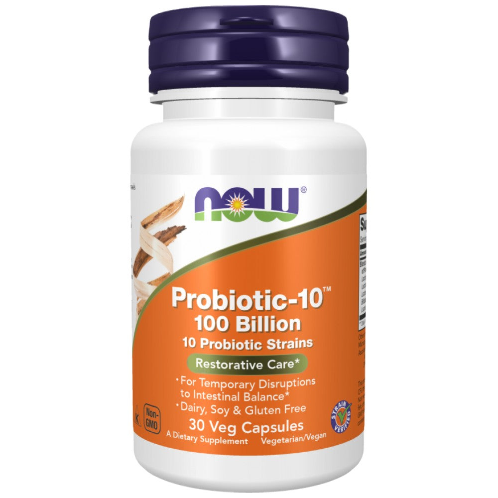 NOW Foods Probiotic-10 100 Billion - Пробиотик 100 млрд. клетки