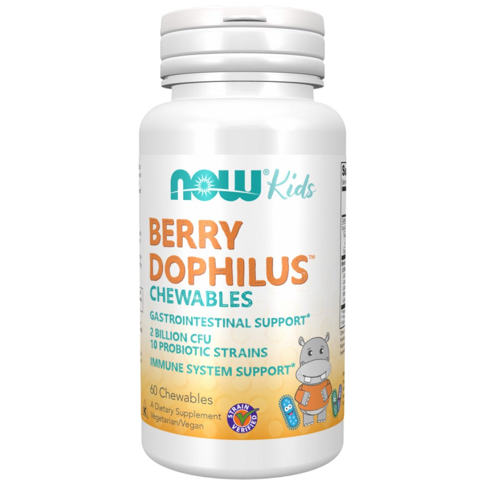 NOW Foods BerryDophilus - Детски пробиотик за дъвчене