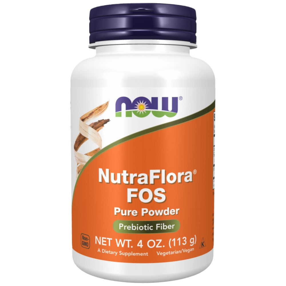 NOW Foods NutraFlora FOS Powder - Пребиотик FOS на прах
