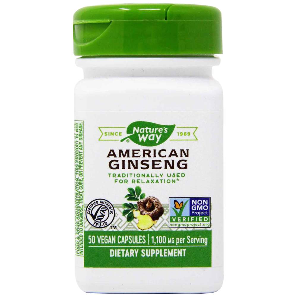Nature’s Way American Ginseng 550 mg - Американски женшен 550 mg