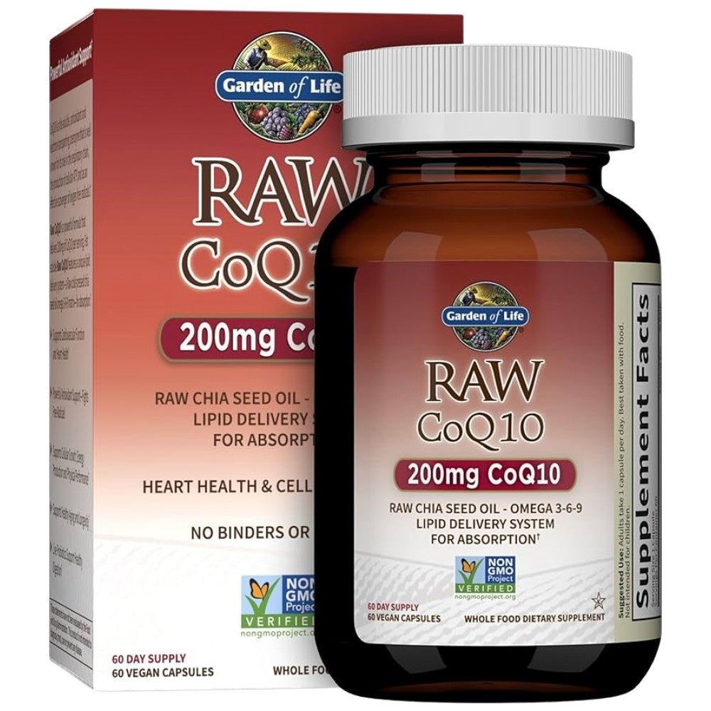 Garden Of Life RAW CoQ10 200 mg - Коензим Q10 200 mg