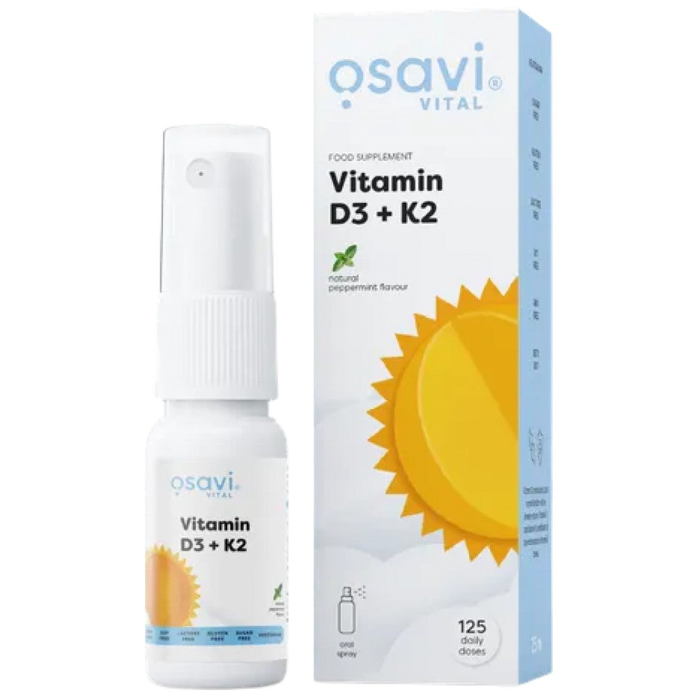 Osavi Vitamin D3 + K2 Oral Spray - Витамин Д3 с К2 спрей