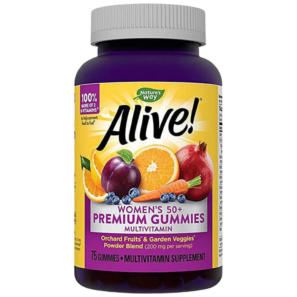 Nature's Way Alive! Women's 50+ Gummy Vitamins - Мултивитамини гъми за жени 50+
