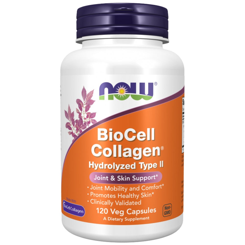 NOW Foods BioCell Collagen Hydrolyzed Type II - Хидролизиран колаген тип 2