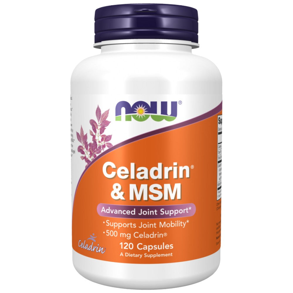 NOW Foods Celadrin & MSM 500 mg - Celadrin с MSM за стави 500 mg