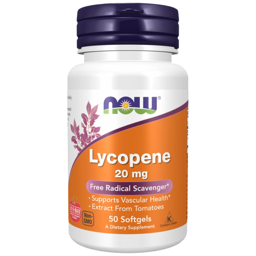 NOW Foods Lycopene 20 mg LYC-O-MATO - Ликопен 20 mg