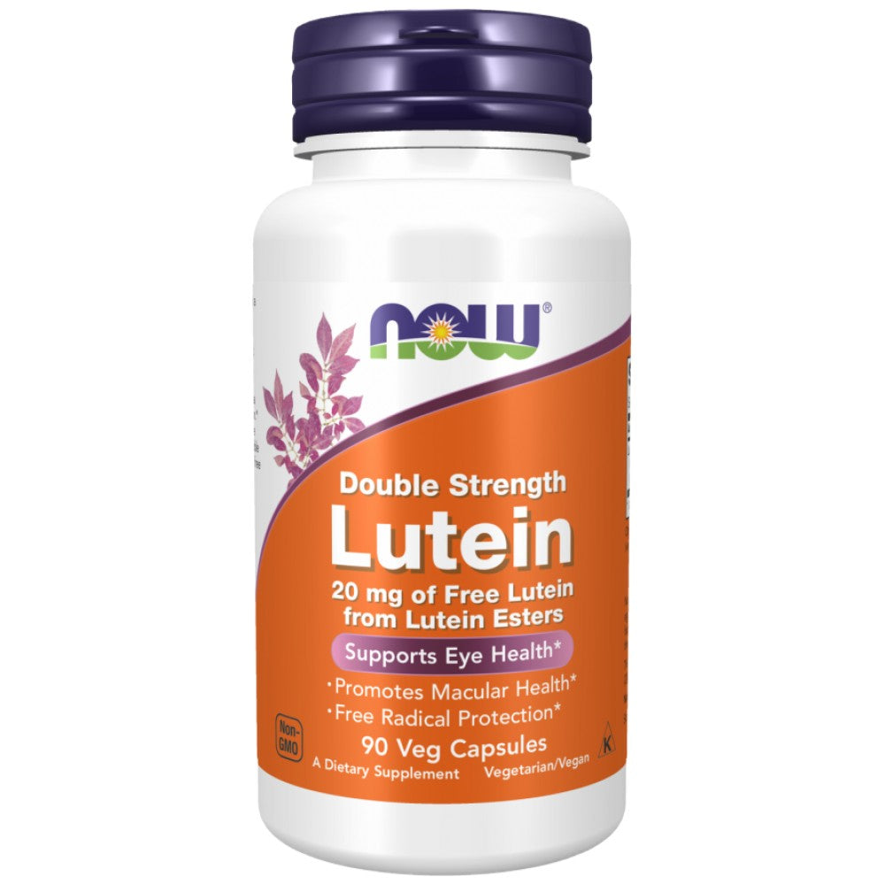 NOW Foods Lutein Esters 20 mg Double Strength - Лутеин естери 20 mg