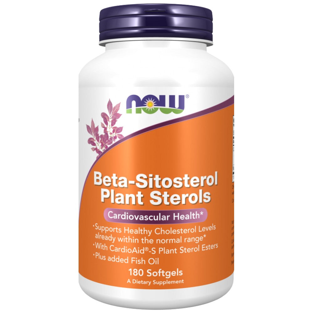 NOW Foods Beta-Sitosterol Plant Sterols - Бета-ситостерол растителни стероли