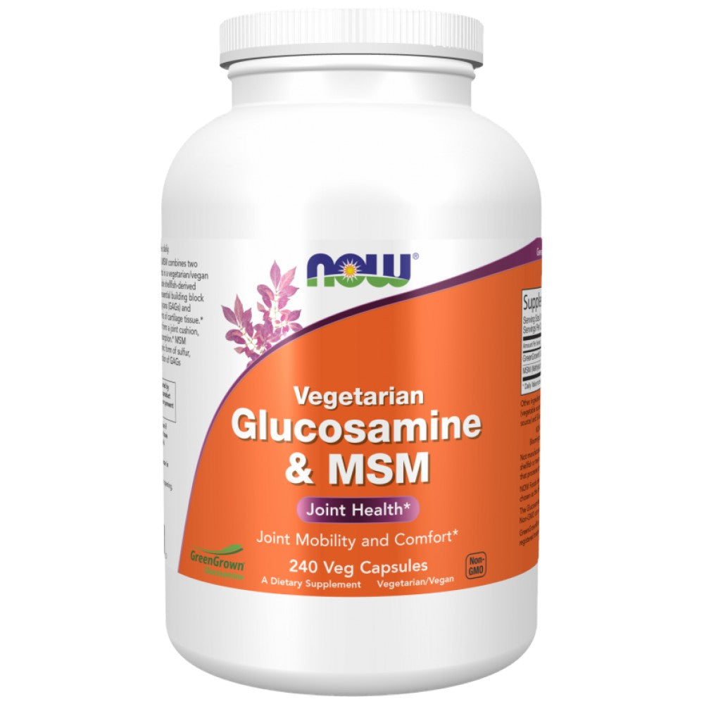 NOW Foods Glucosamine & MSM - Глюкозамин с MSM