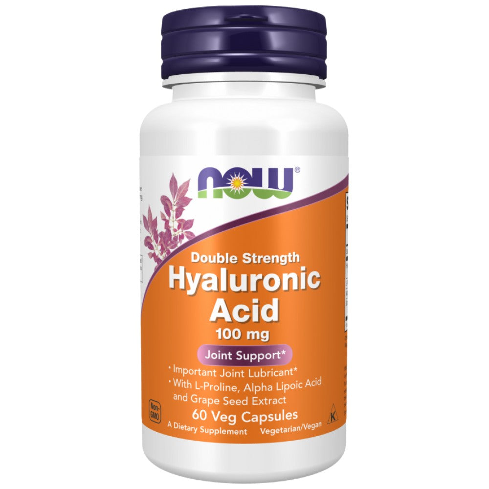 NOW Foods Hyaluronic Acid 100 mg - Хиалуронова киселина 100 mg