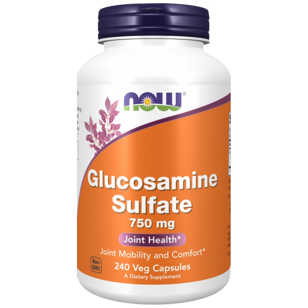 NOW Foods Glucosamine Sulfate 750 mg - Глюкозамин сулфат 750 mg