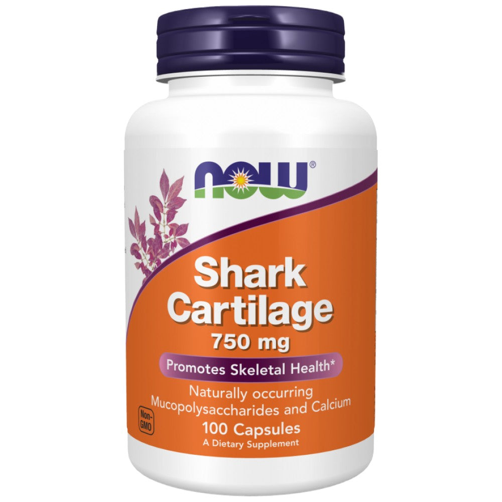 NOW Foods Shark Cartilage 750 mg - Хрущял от акула 750 mg