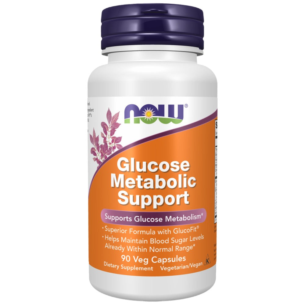 NOW Foods Glucose Metabolic Support with Banaba, Gymnema, Alpha Lipoic Acid & ChromeMate - Формула за кръвна захар