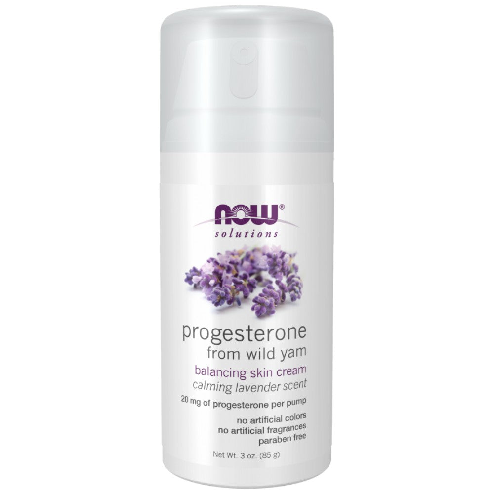 NOW Foods Progesterone Cream with Lavender - Прогестеронов крем с лавандула