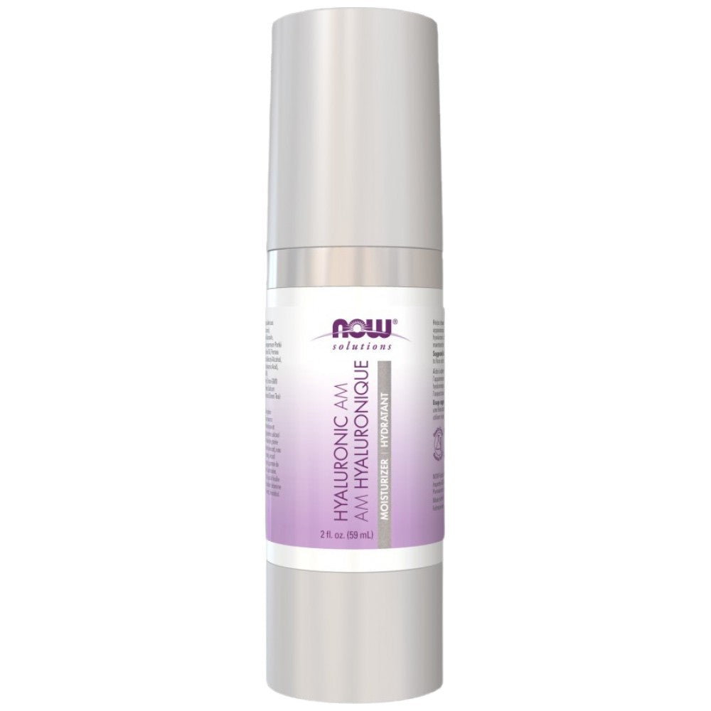 NOW Foods Hyaluronic Acid AM Moisturizer - Хидратиращ дневен крем с хиалуронова киселина