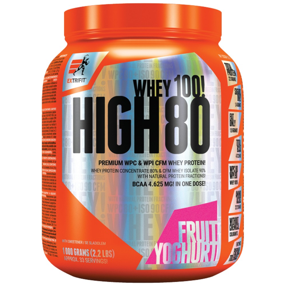 Extrifit Sports Nutrition High Whey 80 - Суроватъчен протеин концентрат 80%