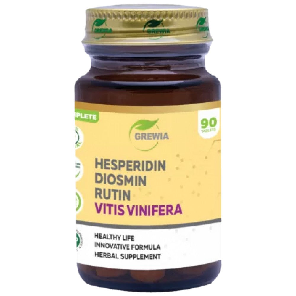Grewia Hesperidin, Diosmin, Rutin & Vitis Vinifera - Биофлавоноиди за вени