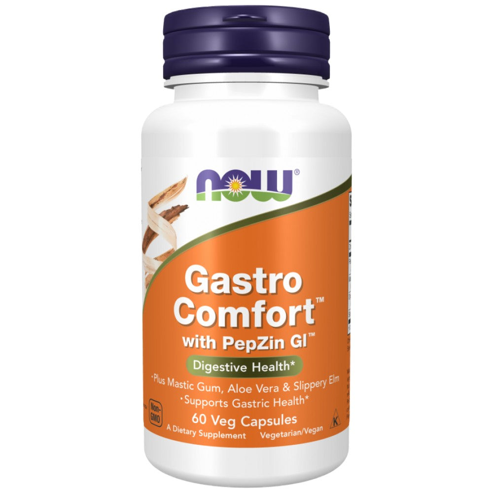 NOW Foods Gastro Comfort with PepZin GI - Формула за стомашен комфорт