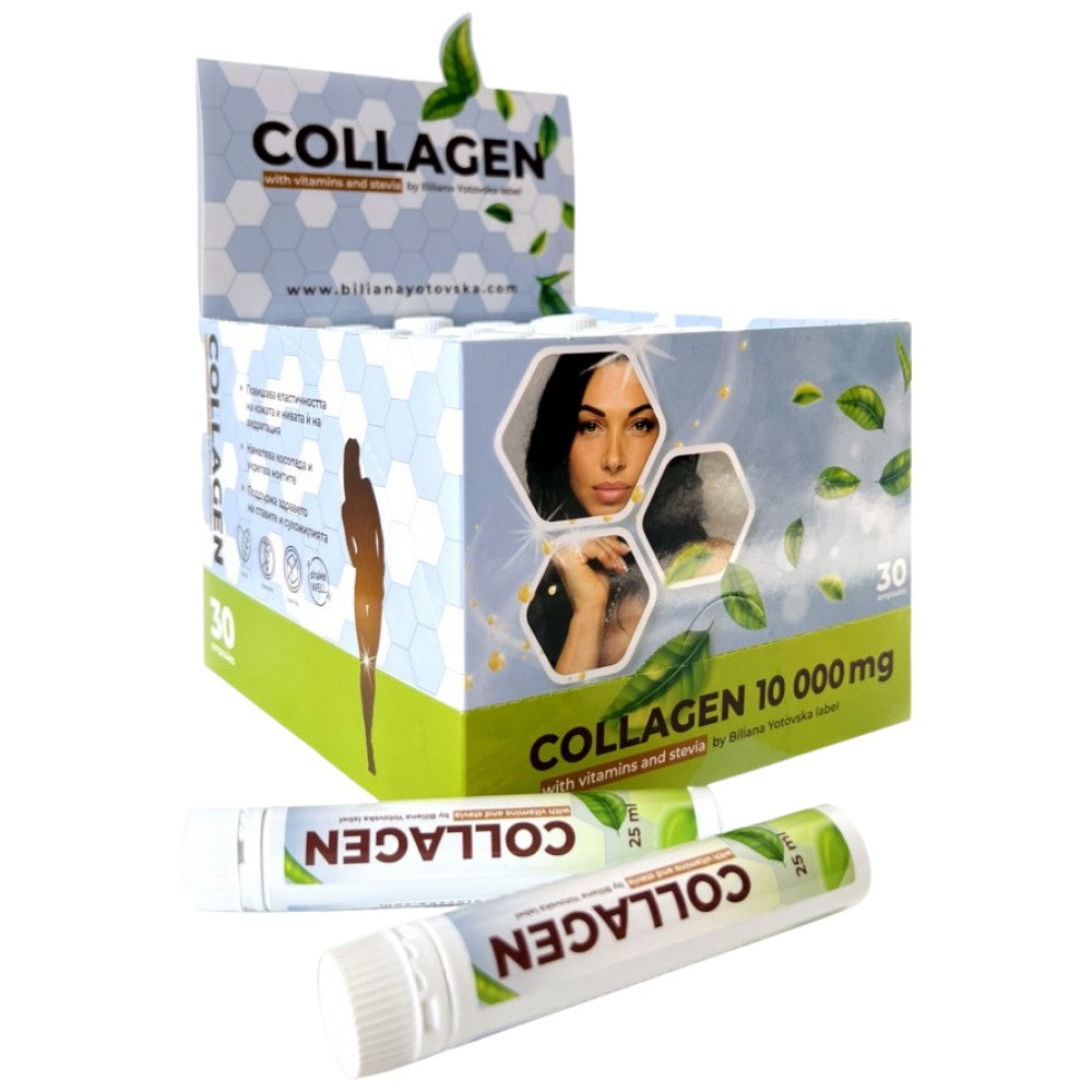 Biliana Yotovska Collagen 10 000 mg + Vitamins & Stevia - Колаген 10 000 mg с витамини