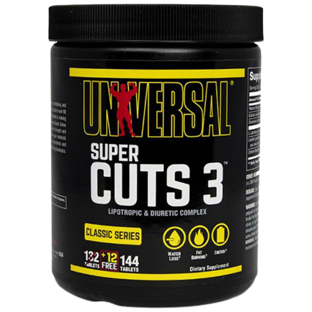 Universal Nutrition Super Cuts 3 - Термогенен фетбърнър
